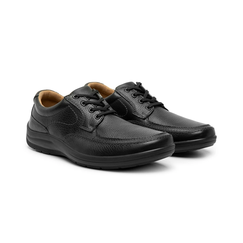 Derby Escolar Flexi para Hombre con Amarre Frontal Estilo 415903 Negro