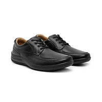 Derby Escolar Flexi para Hombre con Amarre Frontal Estilo 415903 Negro