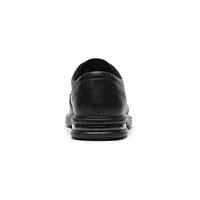 Derby Flexi para Hombre con Shock Point Estilo 417702 Negro