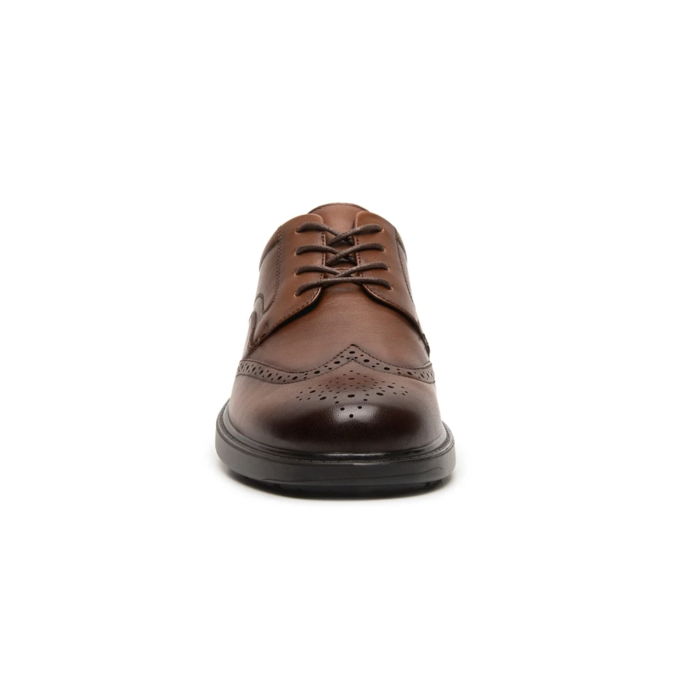 Derby Flexi para Hombre con Shock Point Estilo 417702 Tan