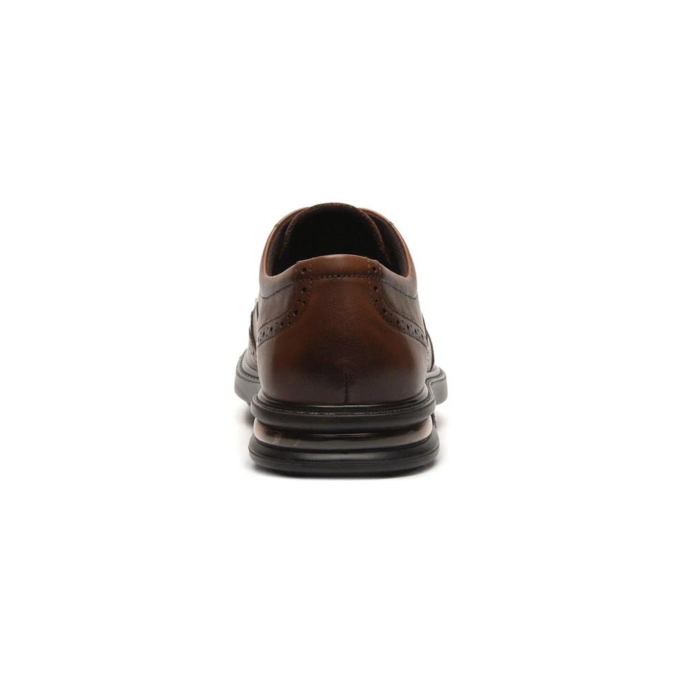 Derby Flexi para Hombre con Shock Point Estilo 417702 Tan