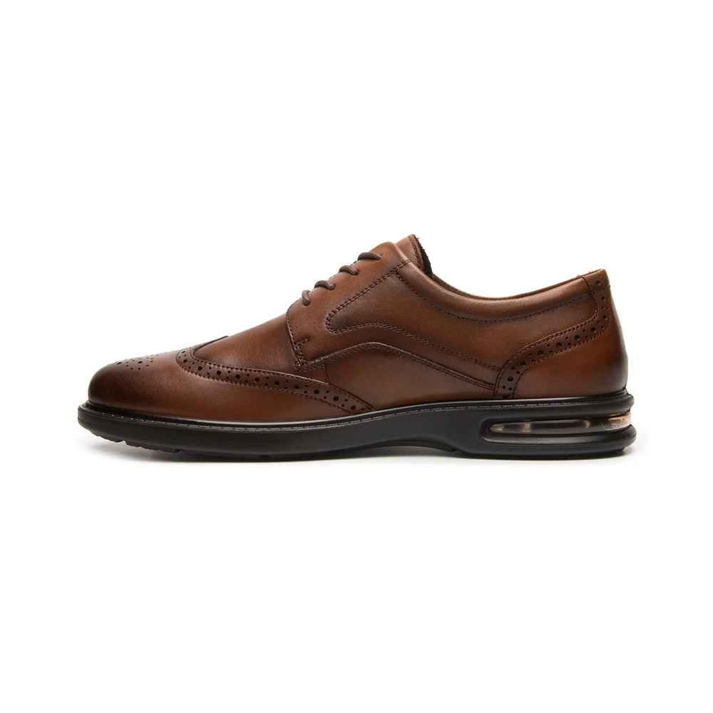 Derby Flexi para Hombre con Shock Point Estilo 417702 Tan