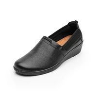 Slip On con Detalle De Malla Y Elástico Flexi para Mujer Plantilla Comfort Pad Estilo 45606 Negro