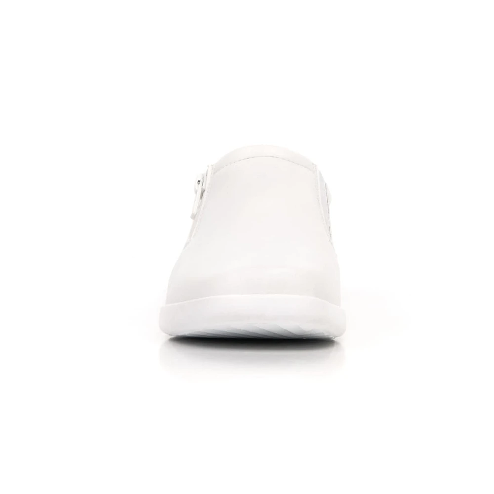 Loafer con Cierres Flexi para Mujer Plantilla Removible Estilo 48303 Blanco