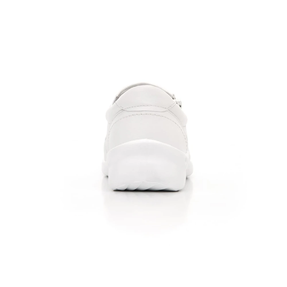 Loafer con Cierres Flexi para Mujer Plantilla Removible Estilo 48303 Blanco