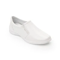 Loafer con Cierres Flexi para Mujer Plantilla Removible Estilo 48303 Blanco