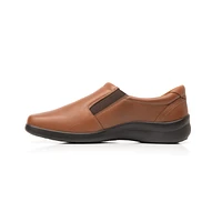 Loafer con Cierres Flexi para Mujer Plantilla Removible Estilo 48303 Tan