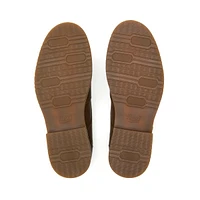 Derby Escolar Flexi para Niño con Amarre Frontal Estilo 50914 Tan