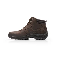 Bota Para Outdoor Flexi Country Con Piel Graneada  Hombre - Estilo 66514 Chocolate