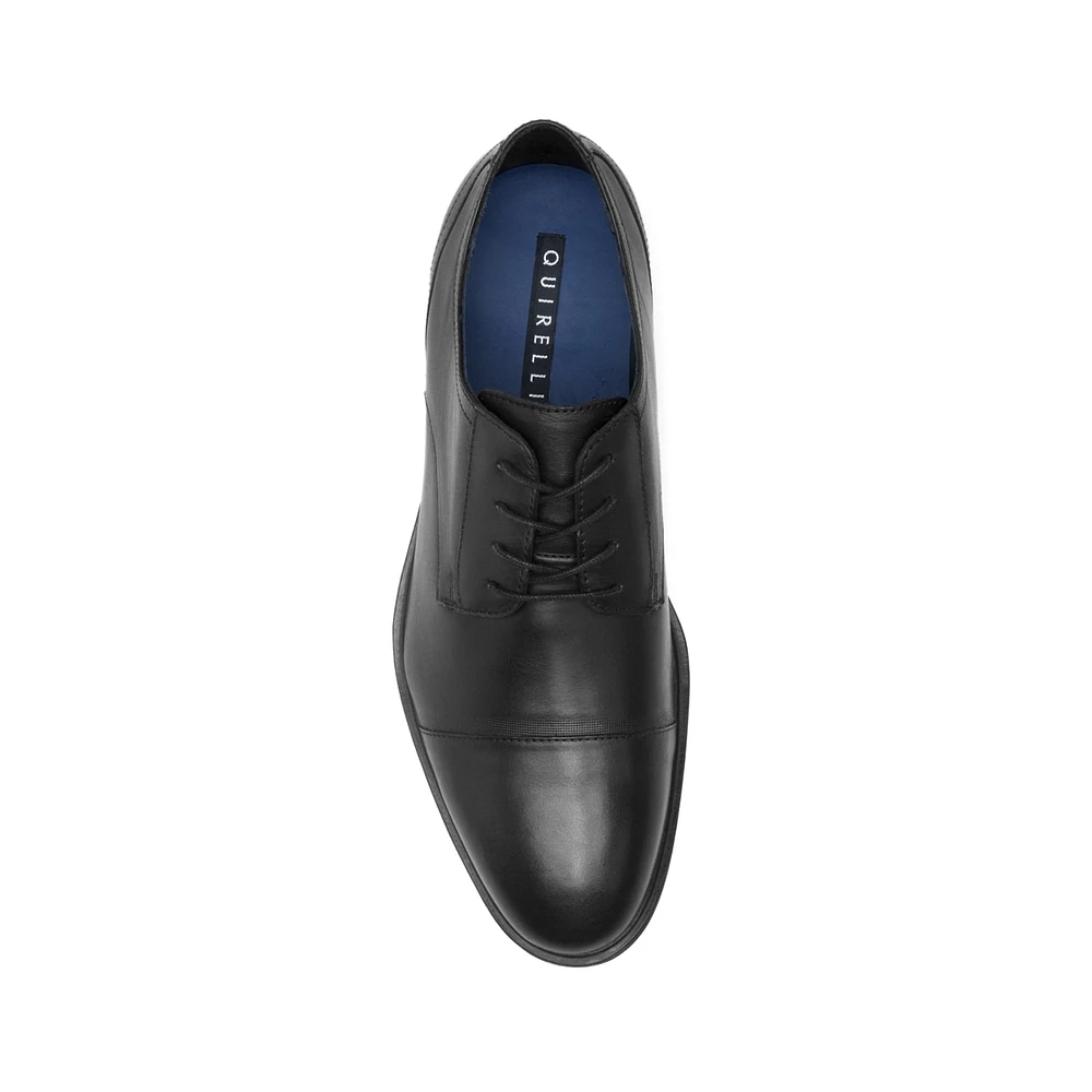 Derby Quirelli para Hombre con 100% Piel Estilo 701501 Negro