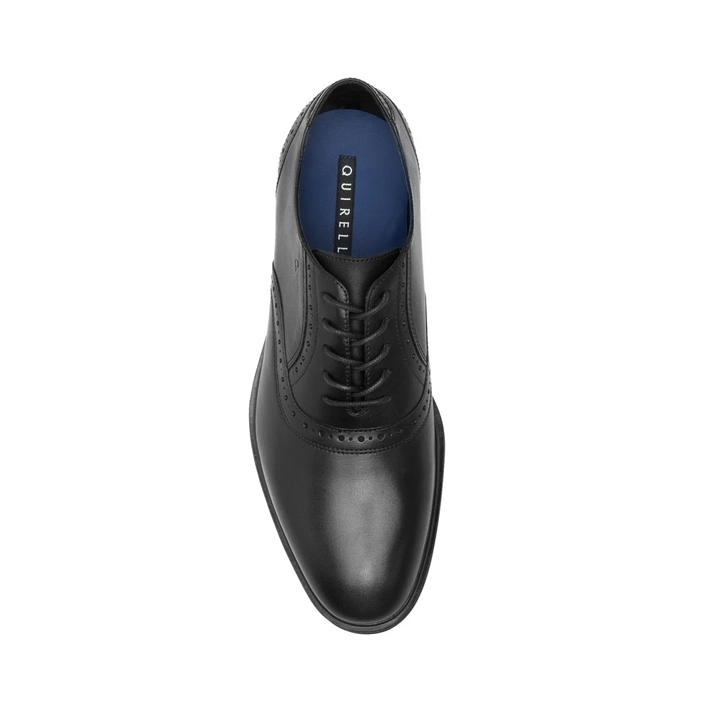 Oxford Quirelli para Hombre con 100% Piel Estilo 701508 Negro