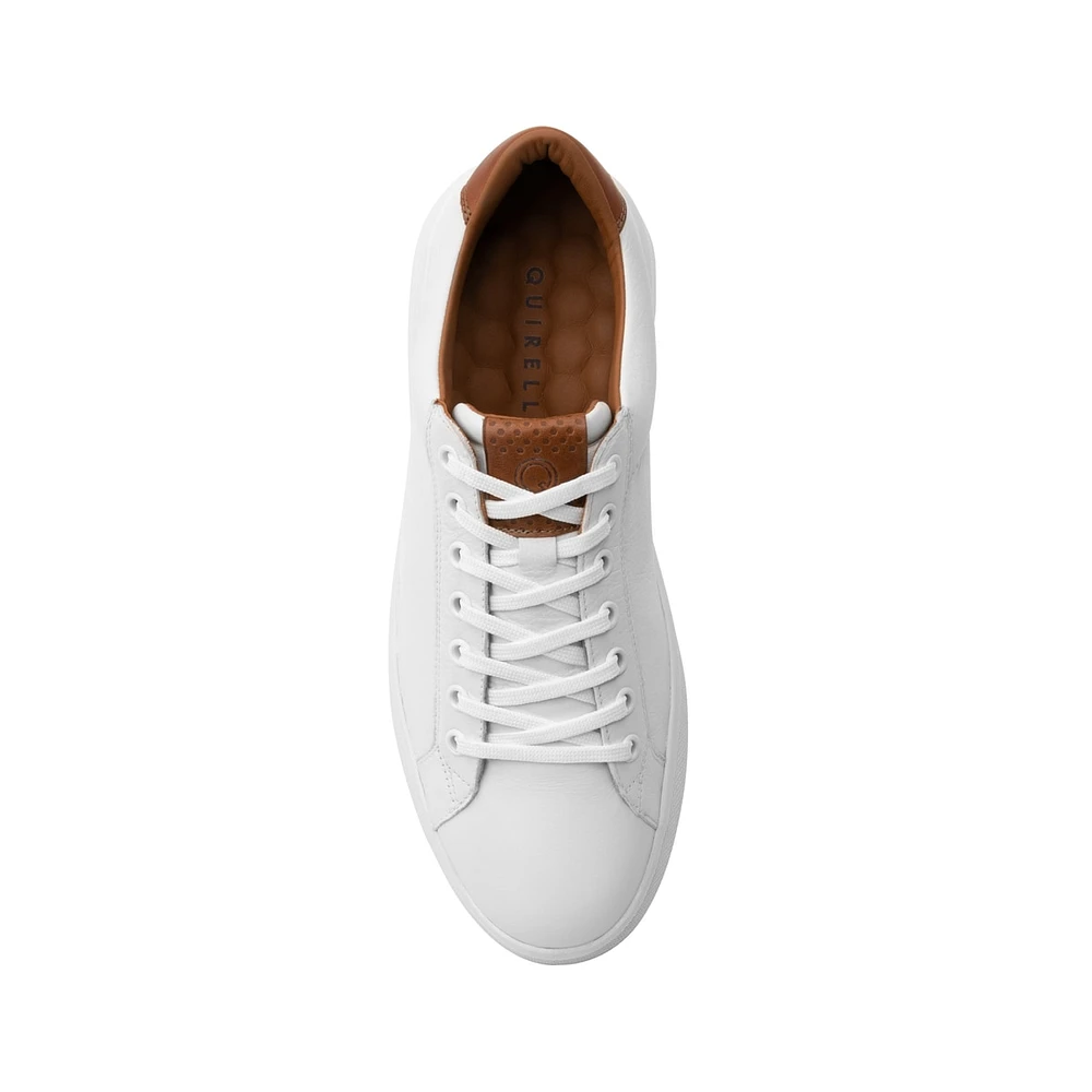 Sneaker Urbano Clásico Quirelli para Hombre con Plantilla Hexafoam Estilo 702901 Blanco