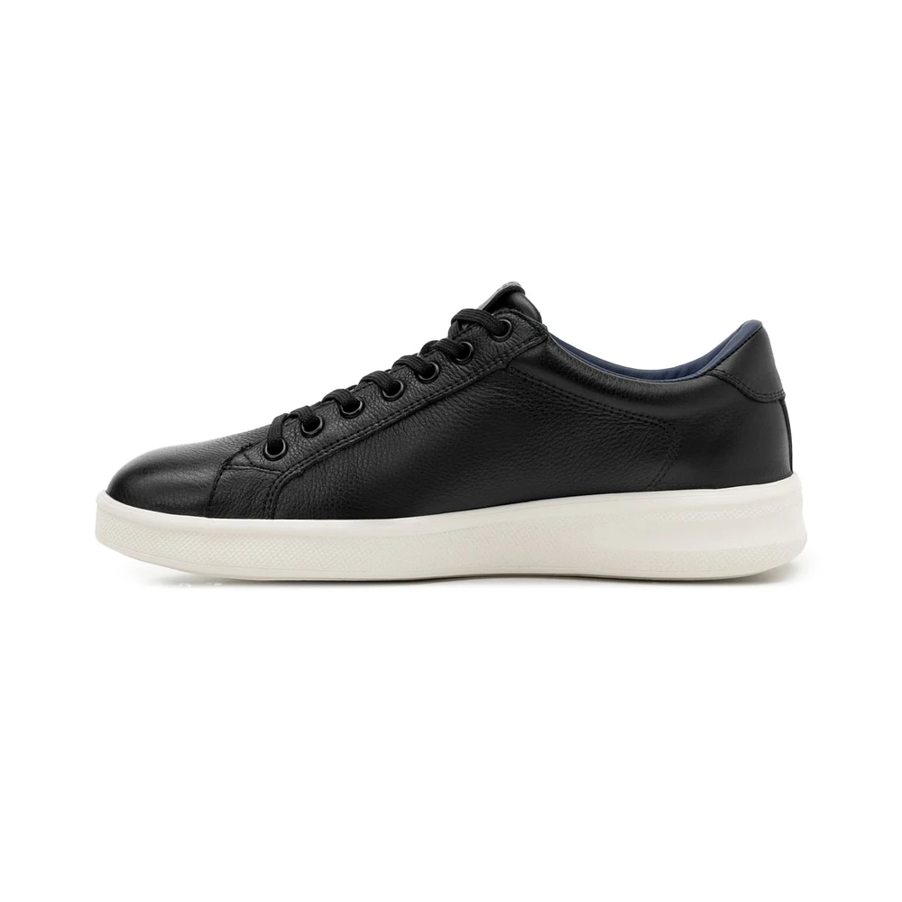 Sneaker Casual De Piel Quirelli para Hombre con Plantilla Hexafoam Estilo 702901 Negro