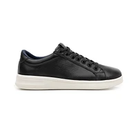 Sneaker Casual De Piel Quirelli para Hombre con Plantilla Hexafoam Estilo 702901 Negro