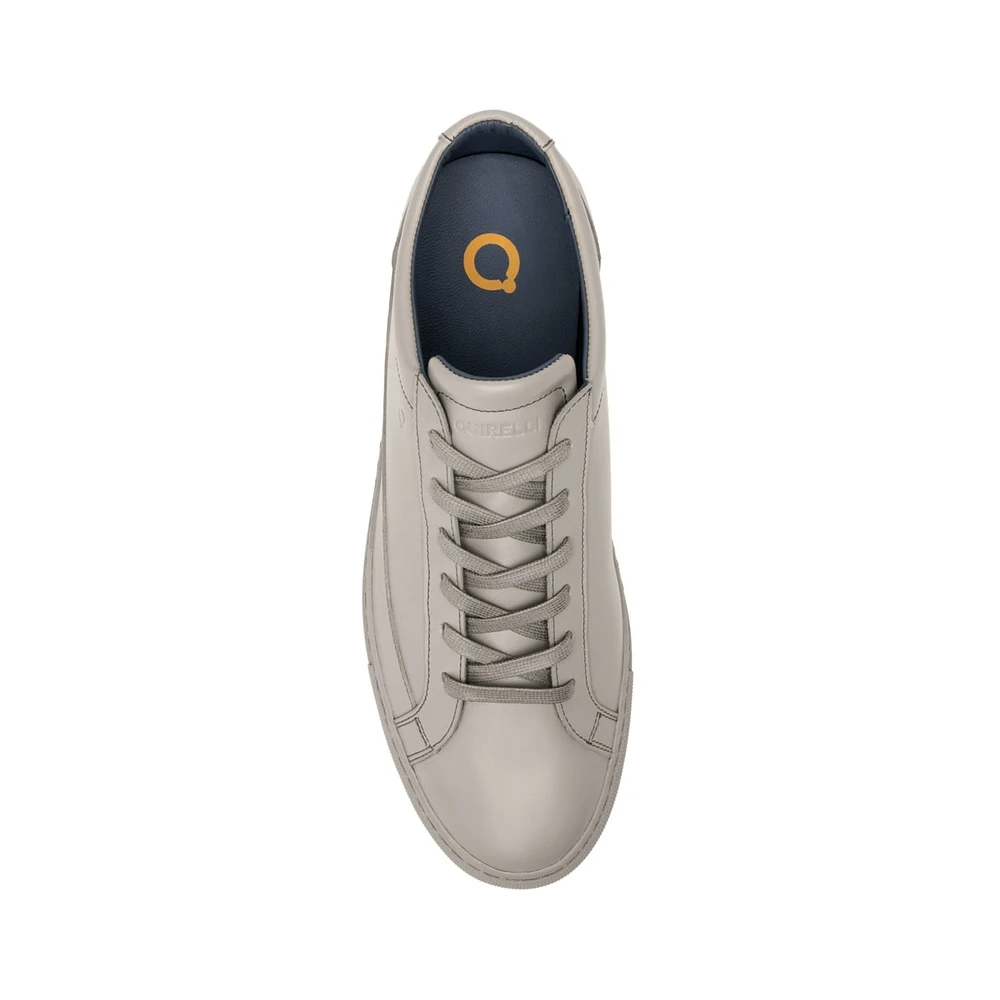 Sneaker Casual Urbano Quirelli para Hombre con 100% Piel Estilo 704901 Gris