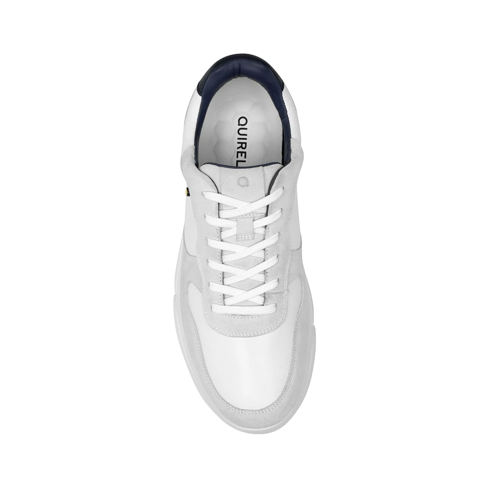 Sneaker Casual Quirelli para Hombre con Plantilla Anatómica Estilo 705401 Blanco