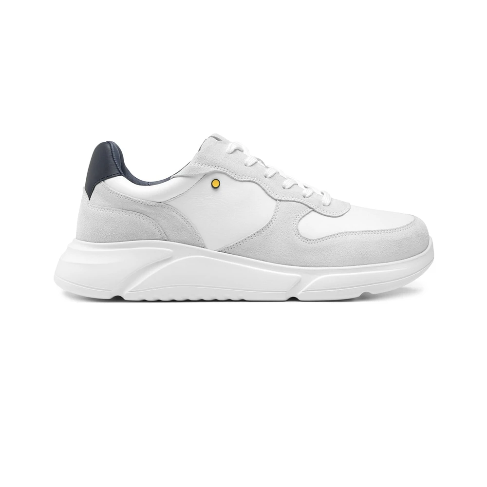 Sneaker Casual Quirelli para Hombre con Plantilla Anatómica Estilo 705401 Blanco