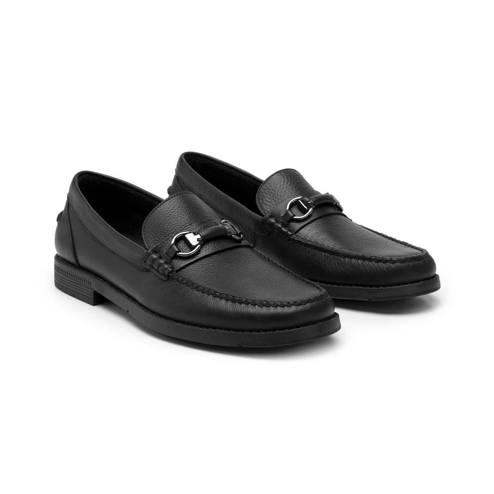 Mocasín De Vestir Quirelli para Hombre con Construcción Guante Estilo 87906 Black