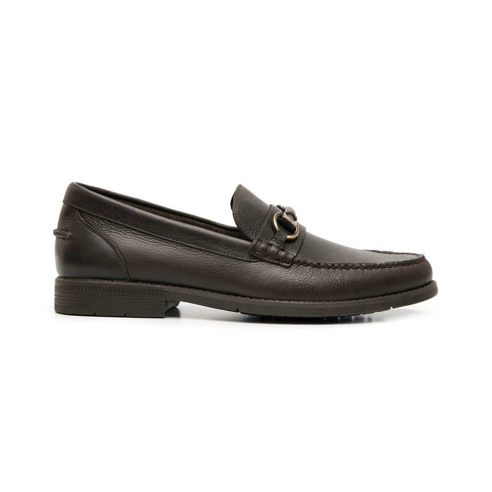 Mocasín De Vestir Quirelli para Hombre con Construcción Guante Estilo 87906 Dark Brown