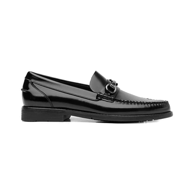 Mocasín con Herraje Quirelli para Hombre 100% piel Estilo 87906 Negro