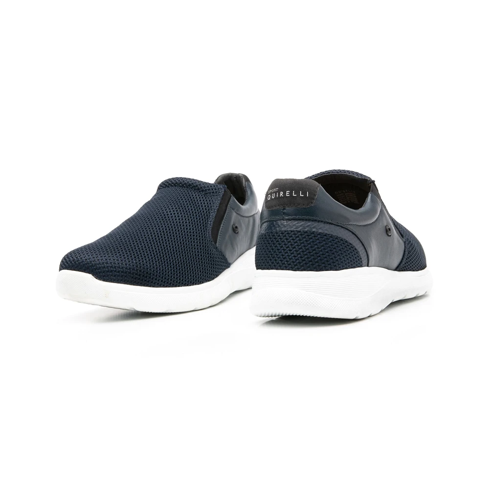 Sneaker Casual Sport Quirelli Con Suela Extra Ligera  Para Hombre - Estilo 89204 Azul