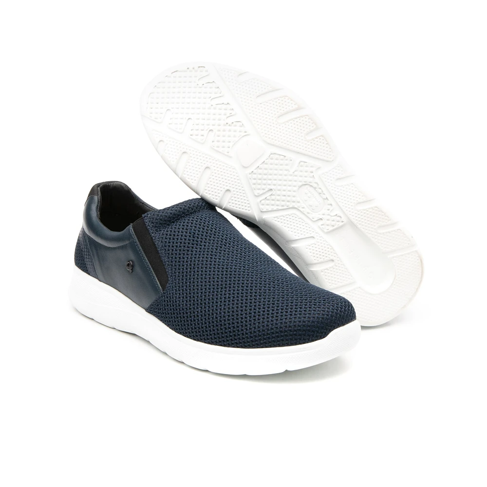 Sneaker Casual Sport Quirelli Con Suela Extra Ligera  Para Hombre - Estilo 89204 Azul