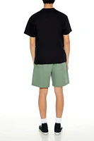 Vented Drawstring Volley Shorts