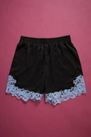 Unisex Betsey Johnson Lace-Trim Shorts