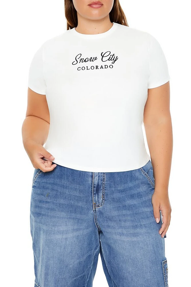 Plus Snow City Baby Tee