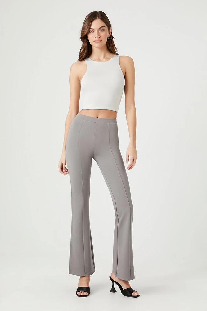 Split-Hem Flare Leggings