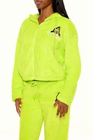 The Grinch Embroidered Zip-Up Hoodie