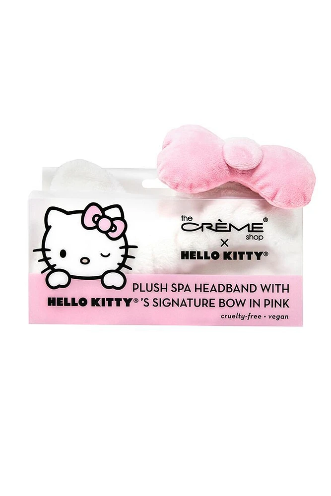 The Crème Shop x Hello Kitty Plush Spa Bow Headband