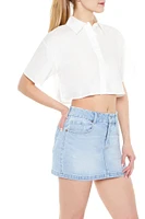 Poplin Cropped Shirt