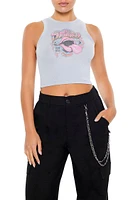 The Stones Graphic Cropped Tank Top