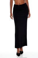 Bow Bodycon Maxi Skirt