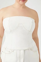 Plus Bustier Tube Top