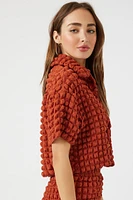 Textured Short-Sleeve Shirt