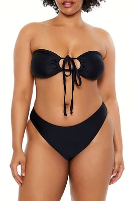 Plus Convertible Bandeau Bikini Top