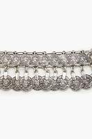 Etched Coin Anklet