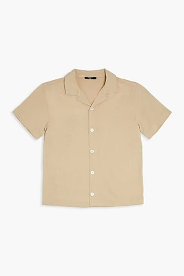 Kids Twill Short-Sleeve Shirt (Girls + Boys)