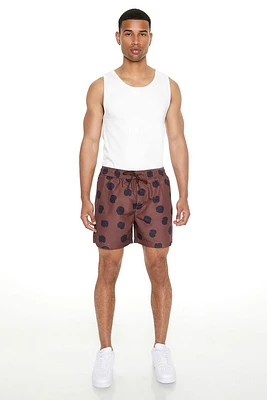 Polka Dot Swim Trunks