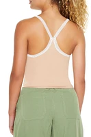 Seamless Lace-Trim Cami