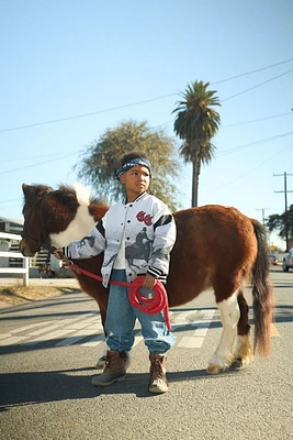 Kids Compton Cowboys Varsity Jacket (Girls + Boys)