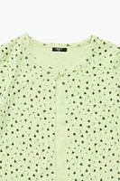 Girls Floral Cardigan Sweater (Kids)