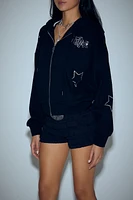 Bratz Rhinestone Zip-Up Hoodie