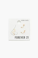 Rhinestone Nose Cuff Set
