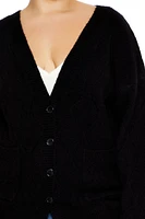 Plus Pointelle Cardigan Sweater