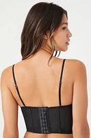 Ruched Mesh Lingerie Corset