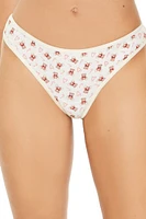 Teddy Bear Thong Panties