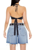 Desert Triangle Halter Top